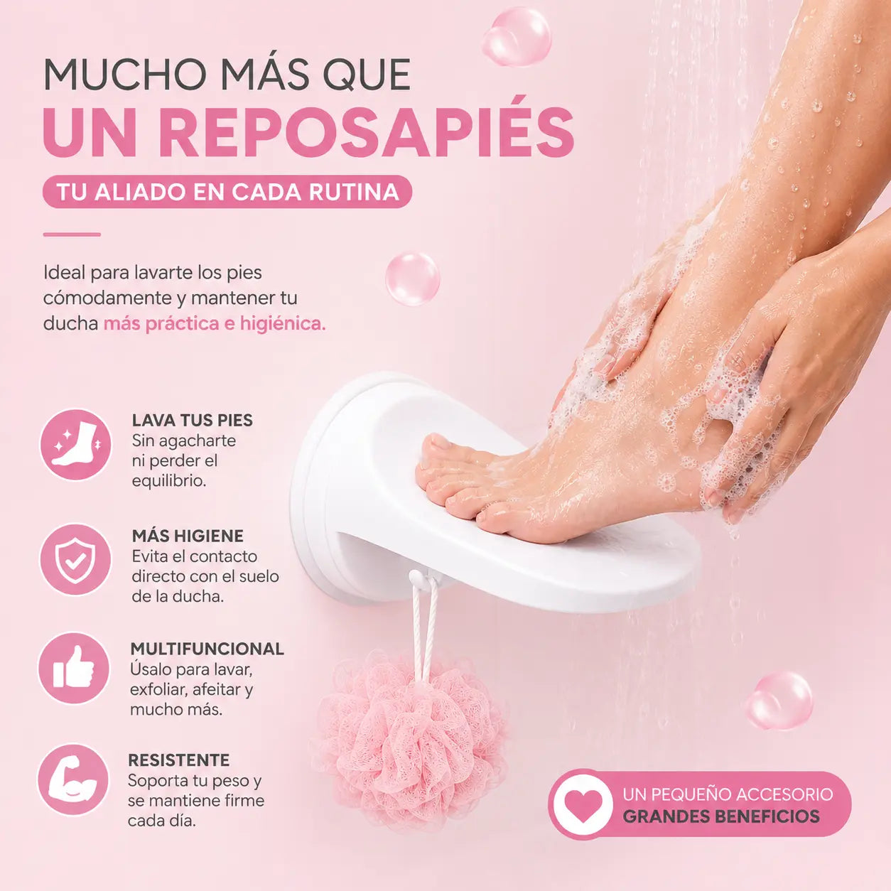 Soporte De Baño Para Pies