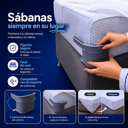 SUJETADOR DE SABANAS Set x 4