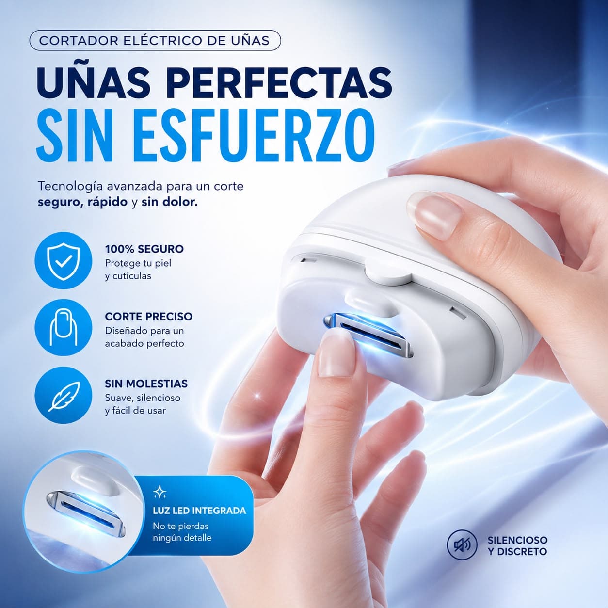 CORTA UÑAS ELECTRICO