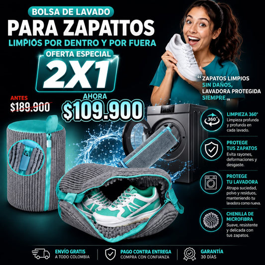 Bolsa Para Lavado de zapatos zapatillas