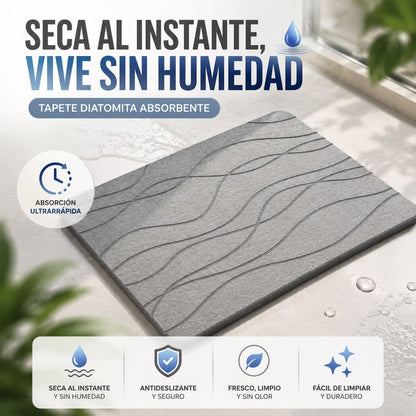 Tapete y Escurridor Absorbente Piedra Diatomita