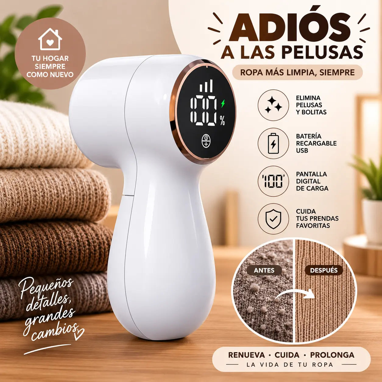Quita Motas De Ropa Digital