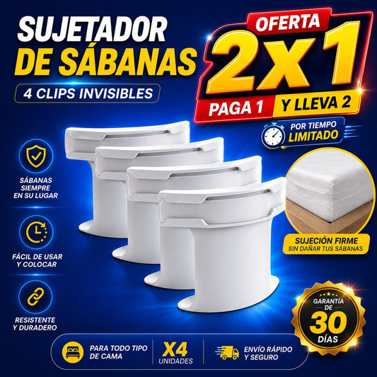 SUJETADOR DE SABANAS Set x 4