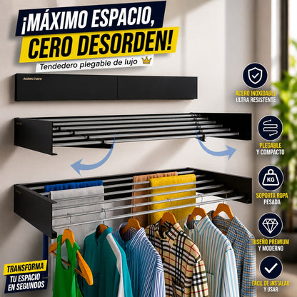 Tendedero plegable de lujo