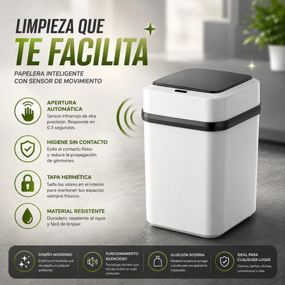 Papelera Con Sensor Inteligente