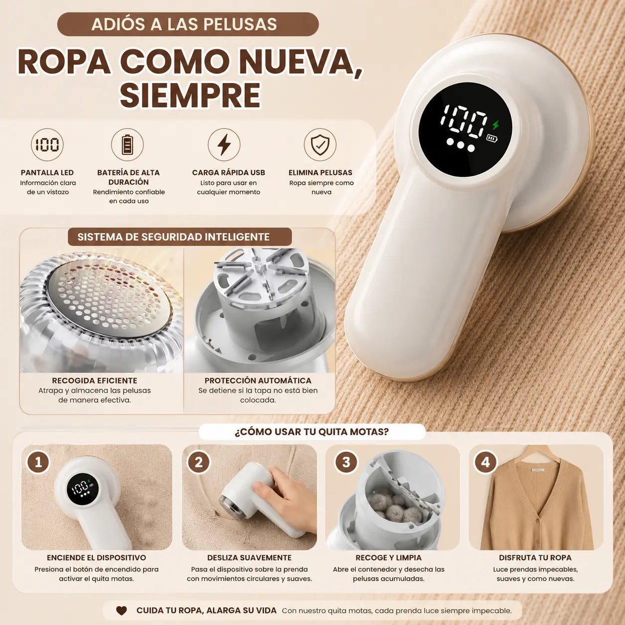 Quita Motas De Ropa Digital