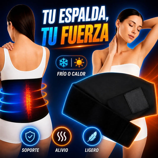 Faja Lumbar Con Terapia De Frio Y Calor