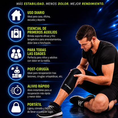 RODILLERA DE GEL TERMICO FRIO CALOR