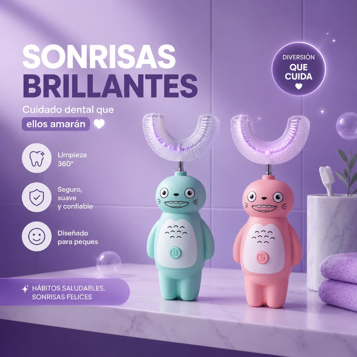Cepillo De Dientes Eléctrico para niños
