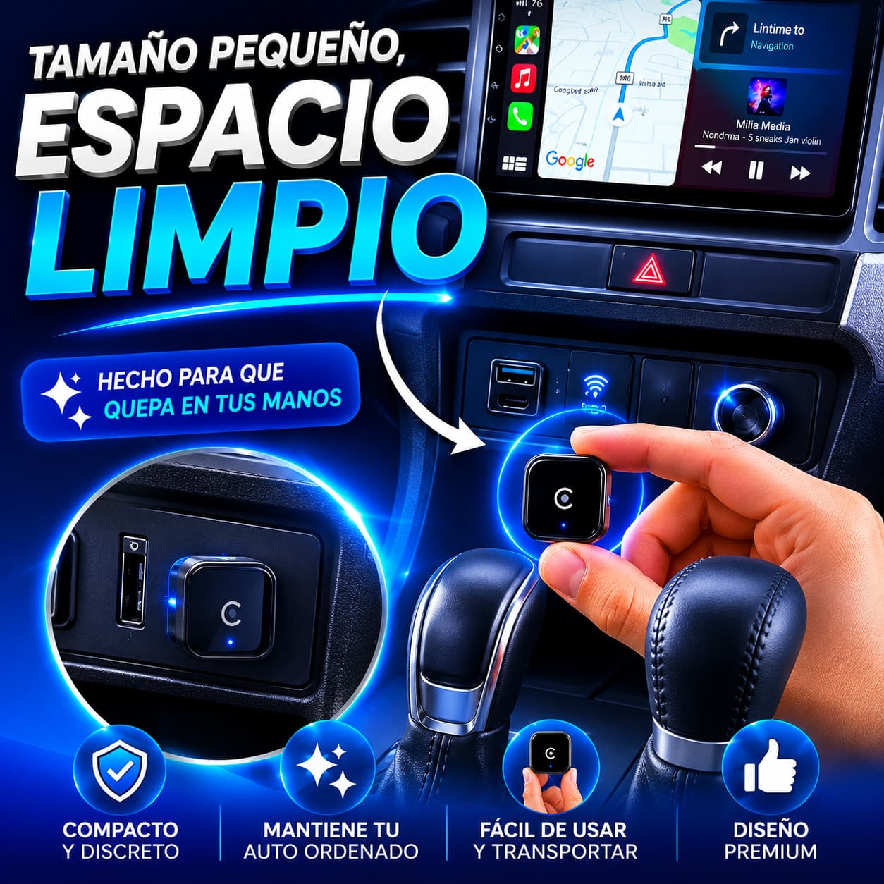 Carplay Inalámbrico Universal