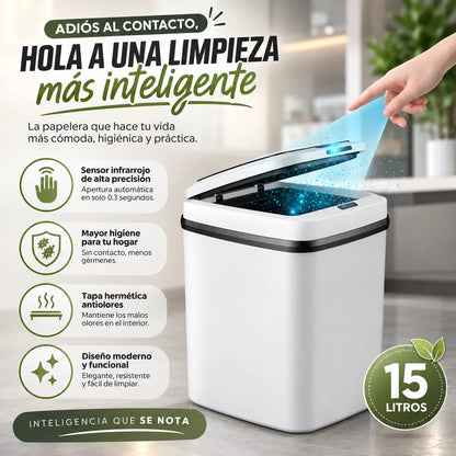 Papelera Con Sensor Inteligente