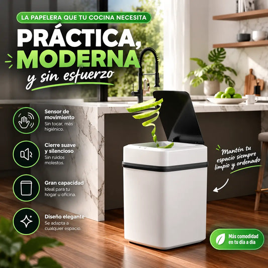 Papelera Con Sensor Inteligente